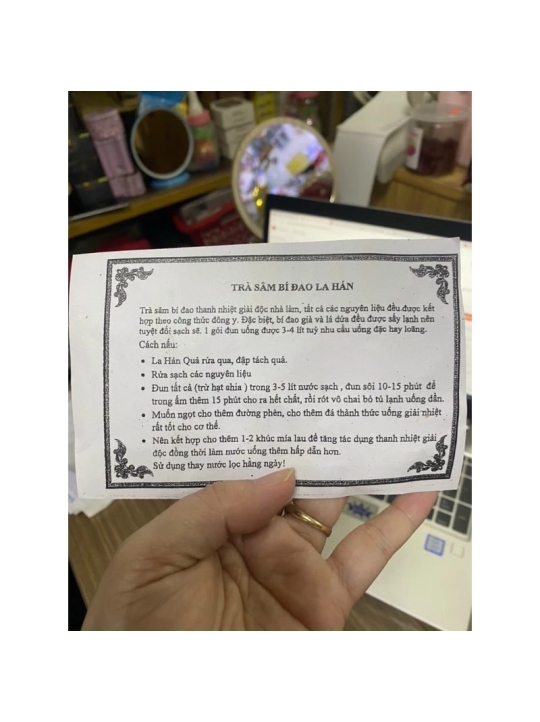 SET 400gr TRÀ SÂM BÍ ĐAO LA HÁN LOẠI NGON