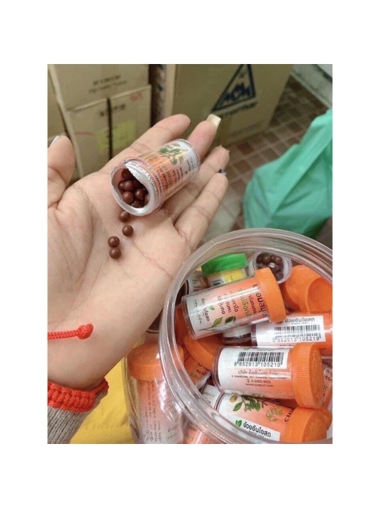 HỘP 60 HỦ Kẹo ngậm ho cam thảo, thảo dược Thái Lan 100 viên siêu hiệu quả