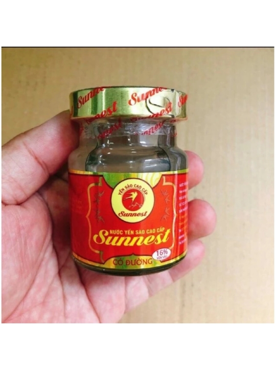 HỘP 6 HỦ NƯỚC YẾN SÀO SUNNETE ĐƯỜNG PHÈN