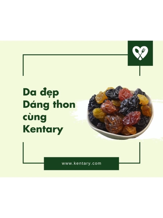 HỘP 700gr Nho khô hàn quốc, Nho xanh sấy khô hộp quà tặng