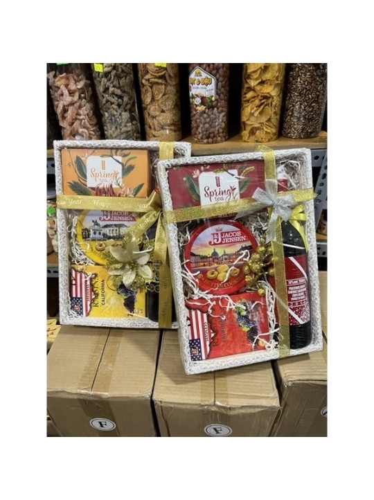 Hộp Qùa tết 2024 cho công ty - Hộp quà 4 Món cao cấp - Cung cấp số lượng lớn