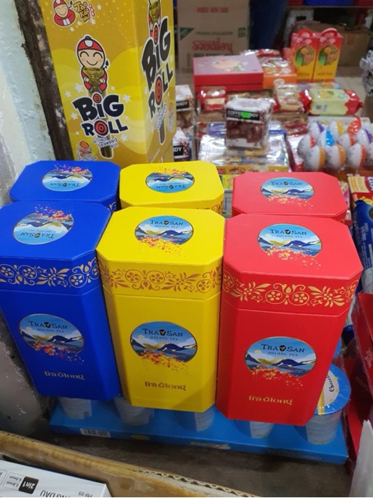 TRÀ THƠM HỘP GỖ HÌNH SANG TRỌNG HÀNG CÔNG TY NGON