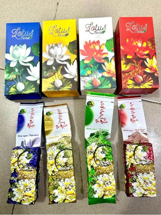 TRÀ SEN LOTUS 100gr ĐẸP THƠM -Làm Gói Quà Tết- Date mới