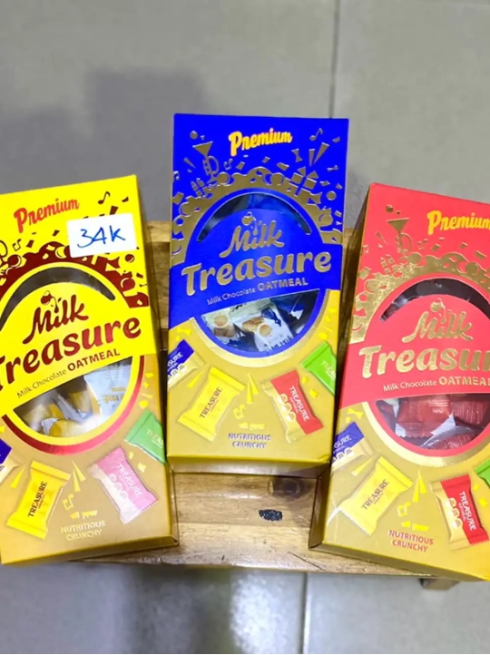 Kẹo socola Milk Treasure hộp giấy