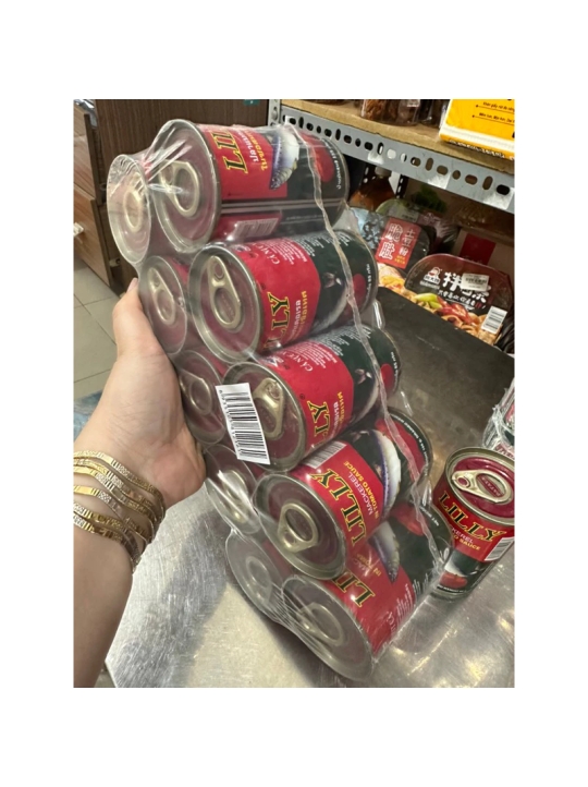 Lốc 10 lon Cá nục sốt cà LILY hộp 155g