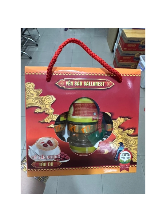 HỘP 6 CHAI NƯỚC YẾN SÀO CAO CẤP CHƯNG ĐÔNG TRÙNG 6 x 70ml