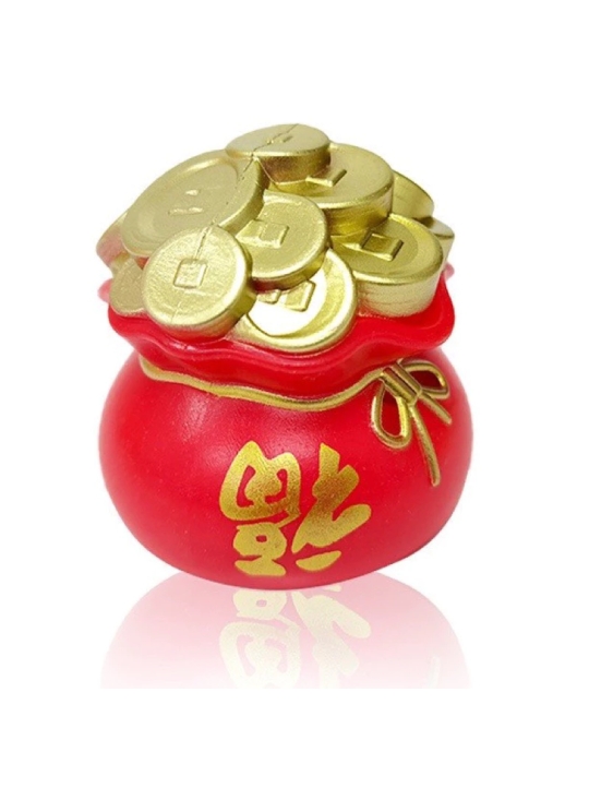 Ông thần tài nhựa, hũ lộc vàng, mèo - Phụ kiện Oản, Giỏ Quà, Decor trang trí nhà cửa Tết, tiểu cảnh, bánh kem,...