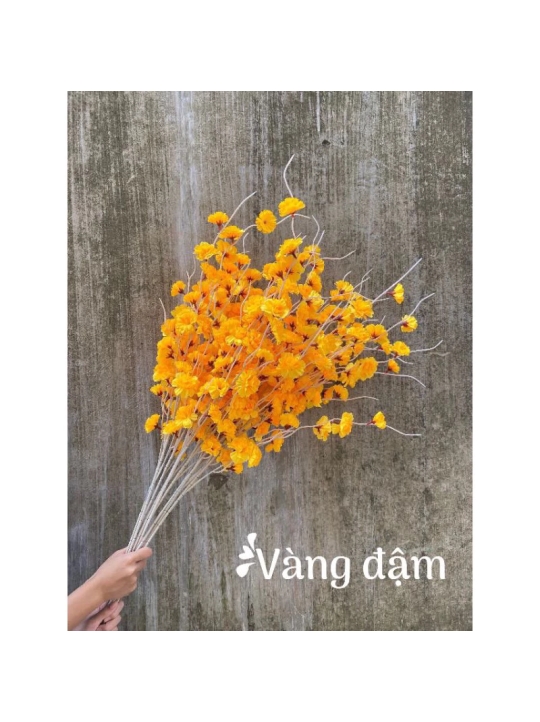 Hoa Giả- Cành Đào Râu-anh đào 1m trang trí,decor