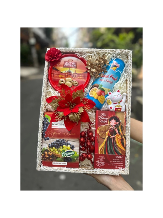 Set Quà Bánh kẹo trà cam kết chất lượng date mới