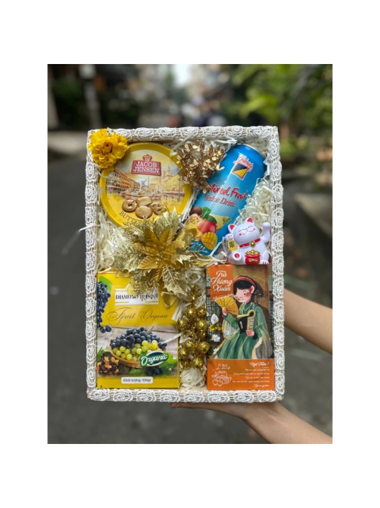 Set Quà Bánh kẹo trà cam kết chất lượng date mới