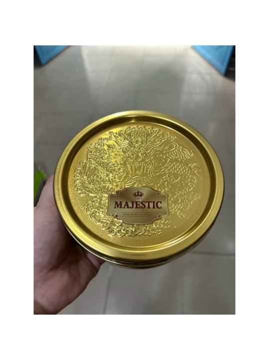 Bánh COOKIES Bơ Majestic Rồng Vàng Sang trọng hộp thiết 105g xinh xắn Tết an khang 2025
