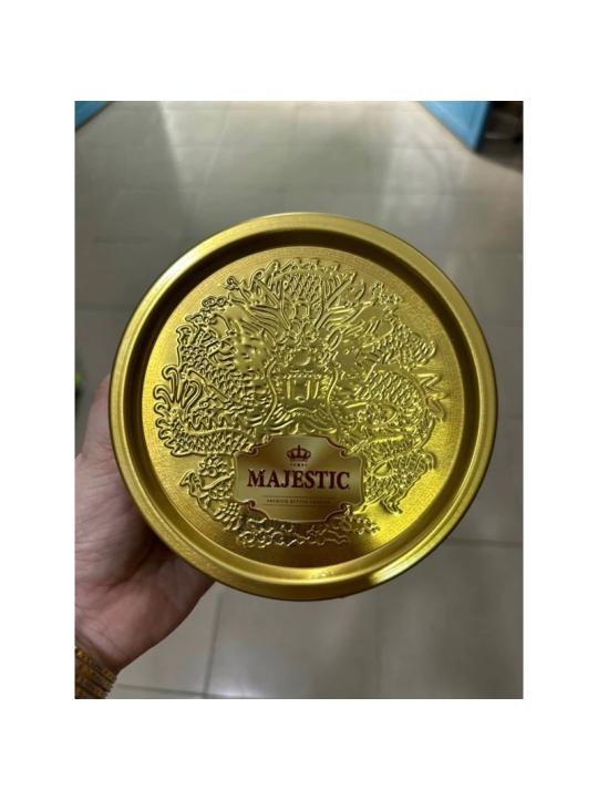 Bánh COOKIES Bơ Majestic Rồng Vàng Sang trọng hộp thiết 105g xinh xắn Tết an khang 2025