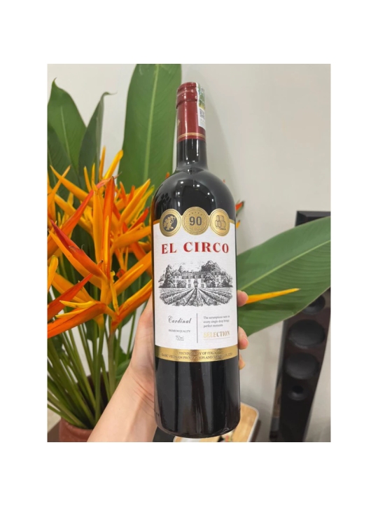 Vang đỏ EL CIRCO 750ml 13.5% -Dùng gói quà Tết đẹp