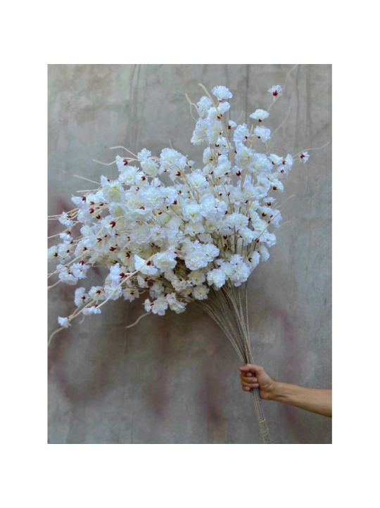 Hoa Giả- Cành Đào Râu-anh đào 1m trang trí,decor