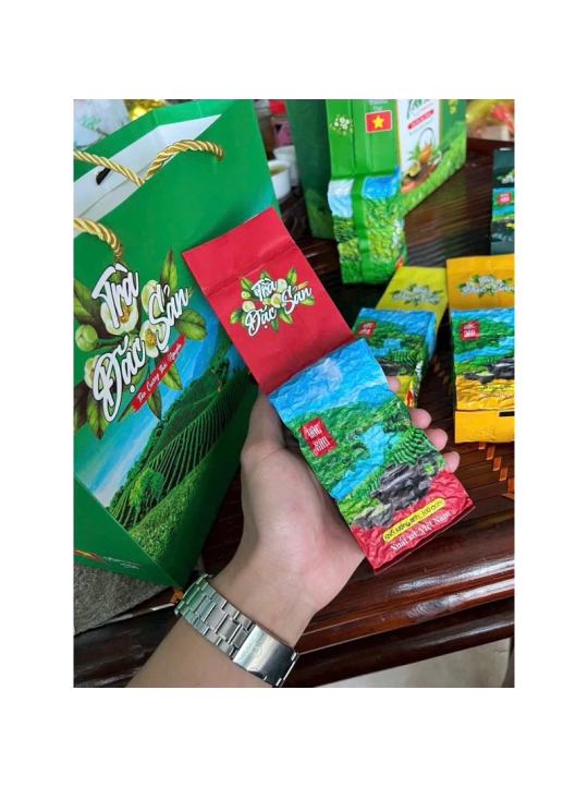 Trà sen Lễ 100gr dùng gói quà Lễ Tết Cúng