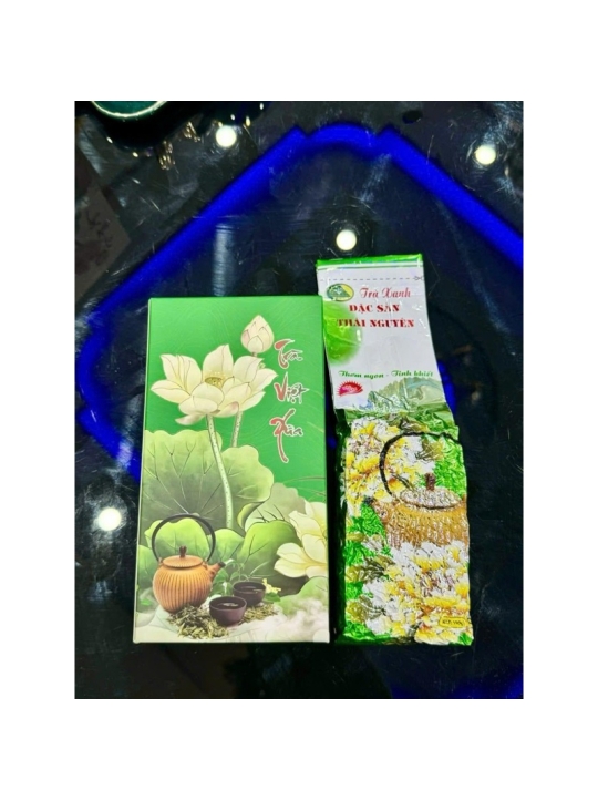 HỘP KÈM TRÀ sen Lễ 100gr dùng gói quà Lễ Tết Cúng