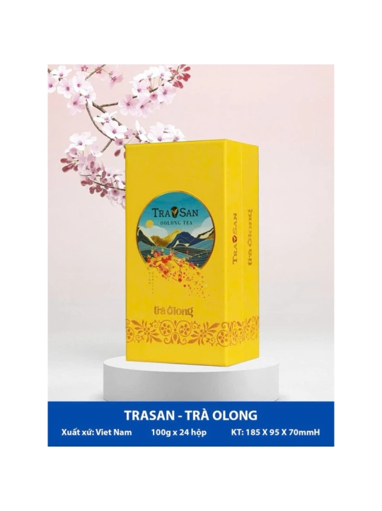 Trà Olong Tra San 100g hộp giấy cứng- Date mới gói quà Tết