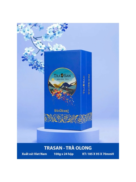 Trà Olong Tra San 100g hộp giấy cứng- Date mới gói quà Tết