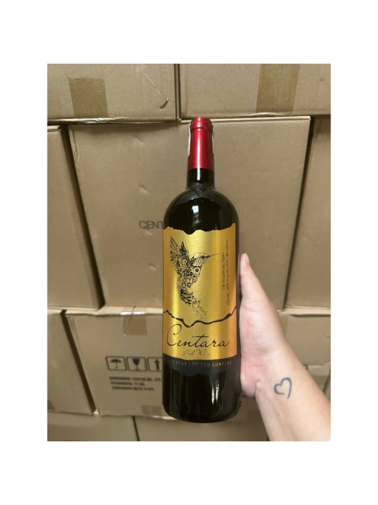 Vang đỏ nội địa 750ml 13.5% -Dùng gói quà Tết đẹp