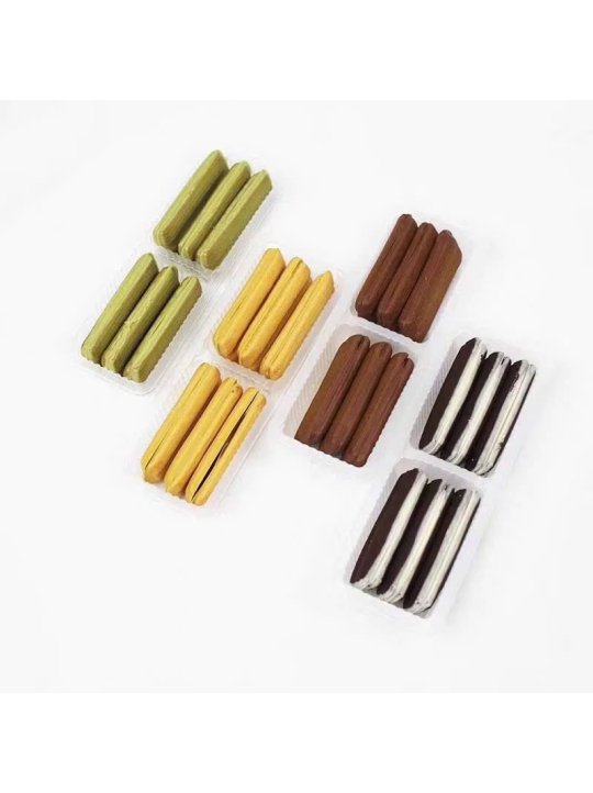 Lốc 3 Gói Bánh Quy Franzzi Mix Vị Dâu, Trà xanh, Yogurt 70g*3 - BeeGin Food