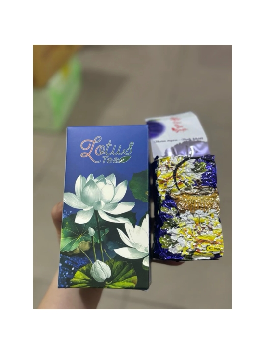 TRÀ SEN LOTUS 100gr ĐẸP THƠM -Làm Gói Quà Tết- Date mới