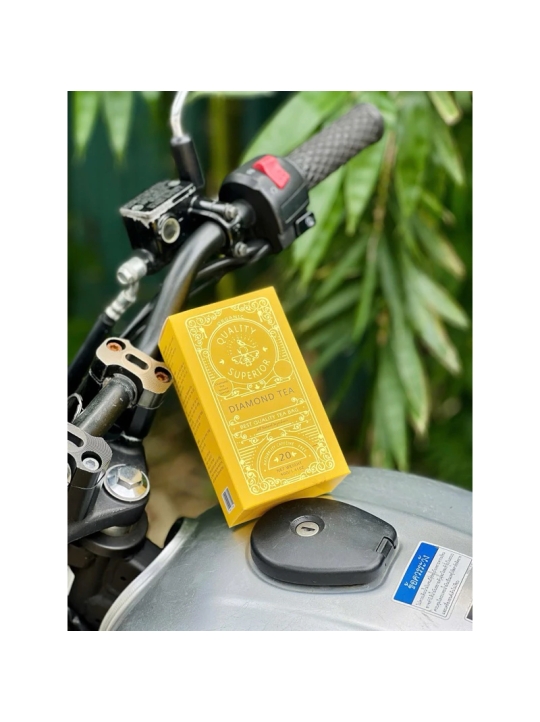 Hộp 20 gói trà túi lọc DIAMOND - gói quà Tết 2024 siêu đẹp