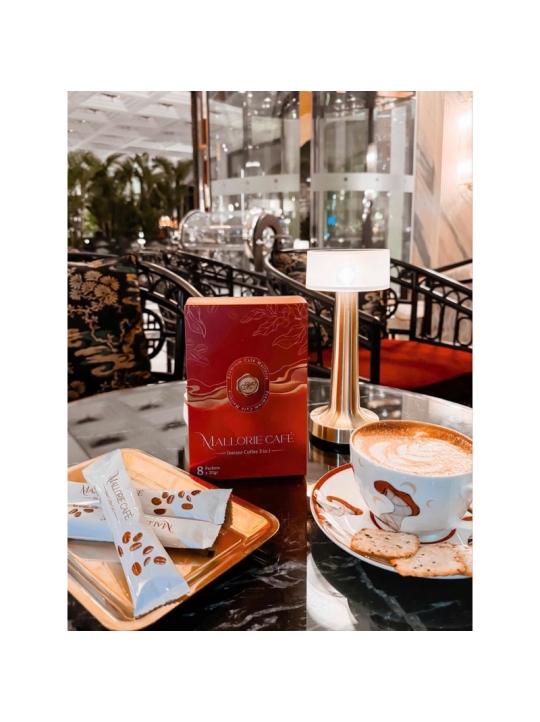 Cà Phê Hòa Tan Mallorie Coffee 3in1 Hộp 160G (8 Gói x 20G)