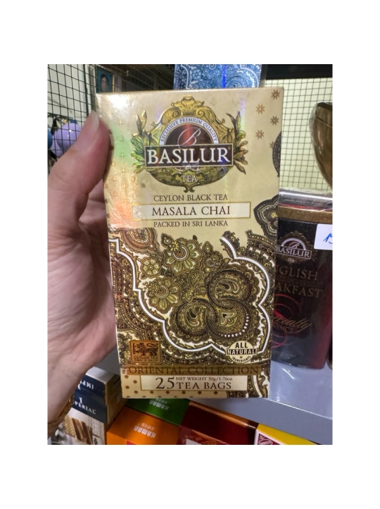 Trà Basilur Frosty Afternoon hộp giấy