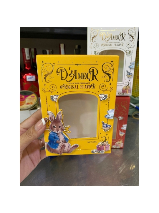 Vỏ hộp đựng bánh kẹo hình thỏ Gói Quà Tết 2025