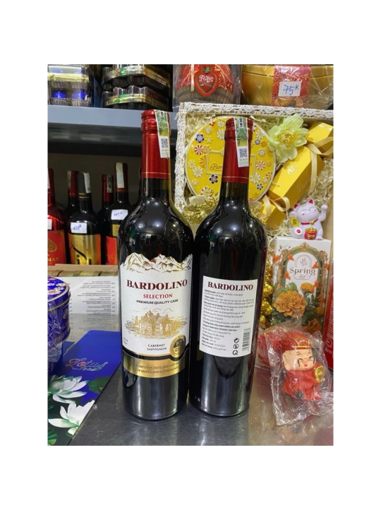  Vang đỏ BARDOLINO Sauvignon 750ml 13.5% -Dùng gói quà Tết đẹp