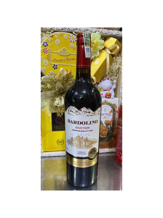  Vang đỏ BARDOLINO Sauvignon 750ml 13.5% -Dùng gói quà Tết đẹp