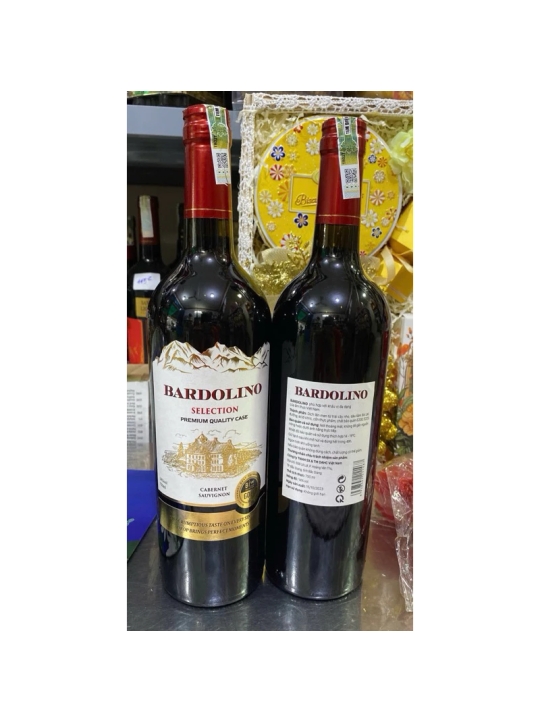  Vang đỏ BARDOLINO Sauvignon 750ml 13.5% -Dùng gói quà Tết đẹp