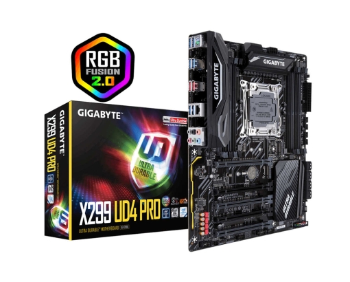 MAINBOARD GIGABYTE X299-UD4 PRO (Intel X299, LGA 2066, ATX, 8 Khe Cắm Ram DDR4)