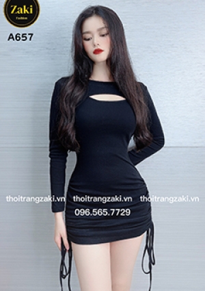 Đầm Body Thun Cotton A657