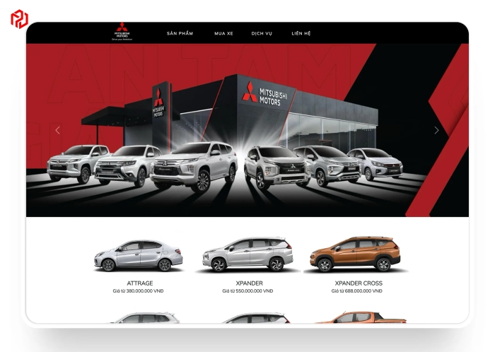 Landing Page Ô Tô