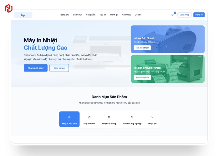 Điện tử - Landing page -  mẫu 03